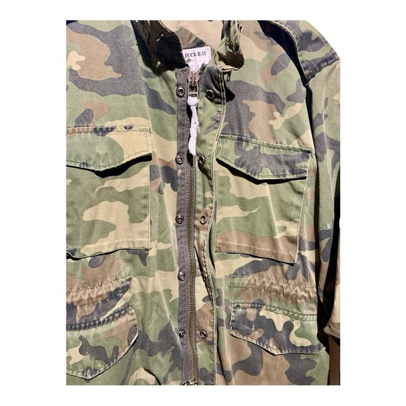 Vintage Duck Bay Military Field Jacket Size Medium - Picture 5 of 7